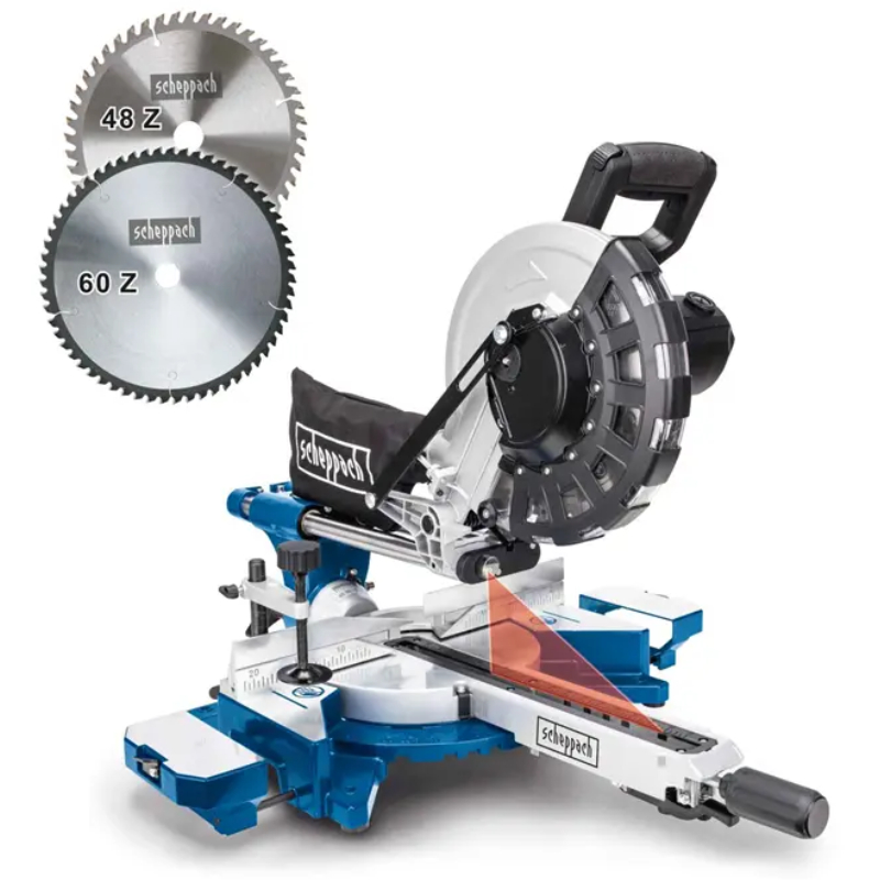 Pokosová pila HM254 Scheppach - 2 kW, Ø 254 mm,
