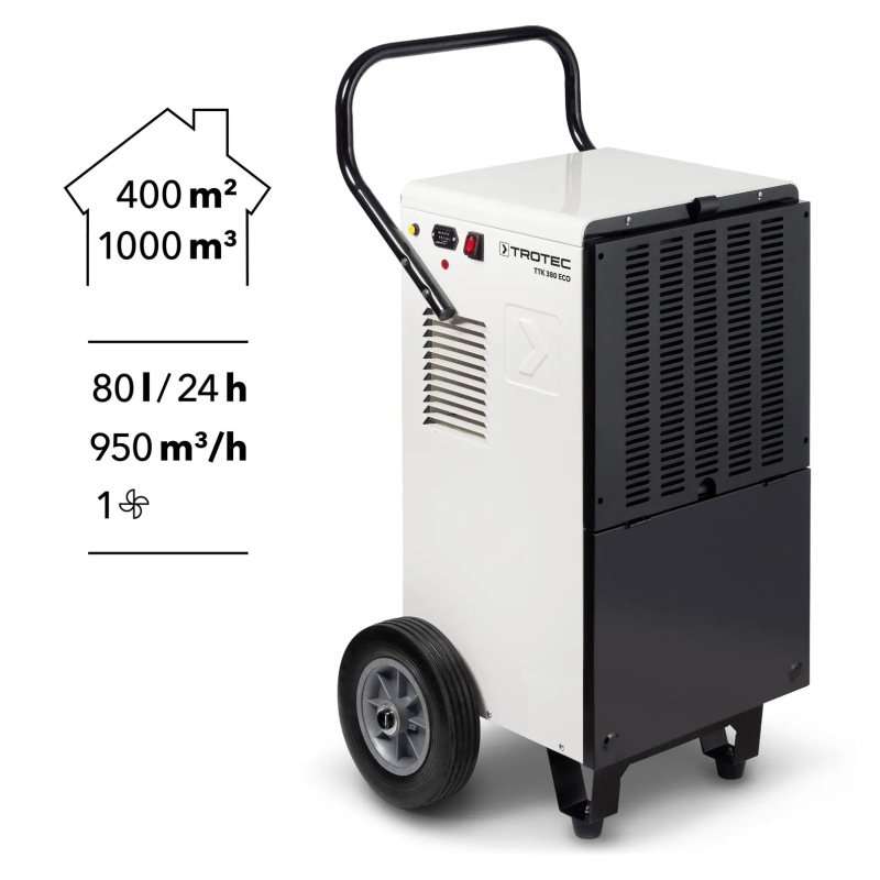 Průmyslový odvlhčovač TTK 380 ECO Trotec - 24h/80l