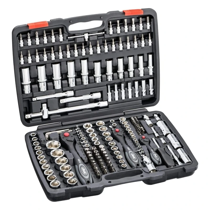 Gola sada V2461 Vigor - 172 dílů (1/4" + 3/8" + 1/2")
