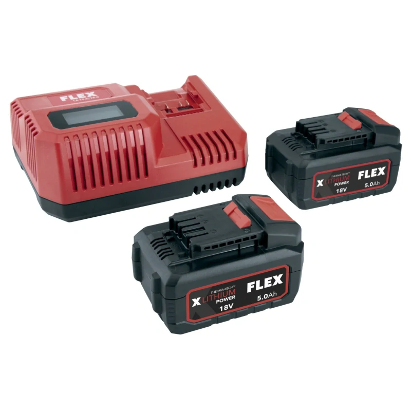 Originální sada akumulátorů (2ks) + nabíječka P-Set 55 R Flex