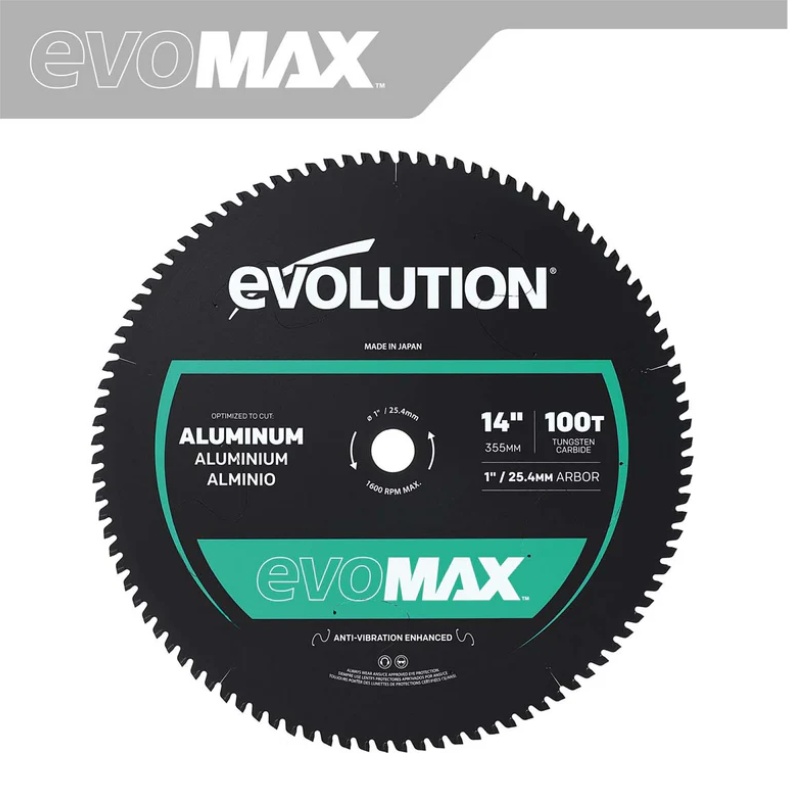 Profesionální kotouč na hliník s karbid/wolframovými zuby EVOMAX 355 Evolution - 355x25,4x2,4mm (100z)
