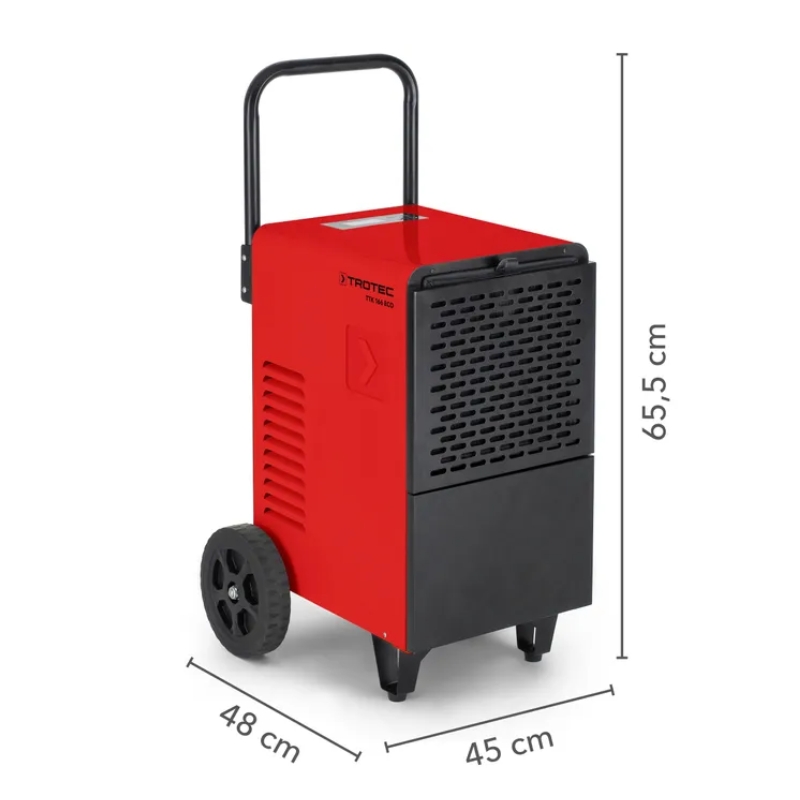 Průmyslový odvlhčovač TTK 166 ECO Trotec - 24h/52l, display