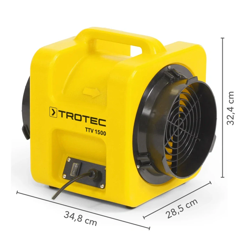 Profesionální mobilní axiální ventilátor TTV 1500 - 1050 m³/h