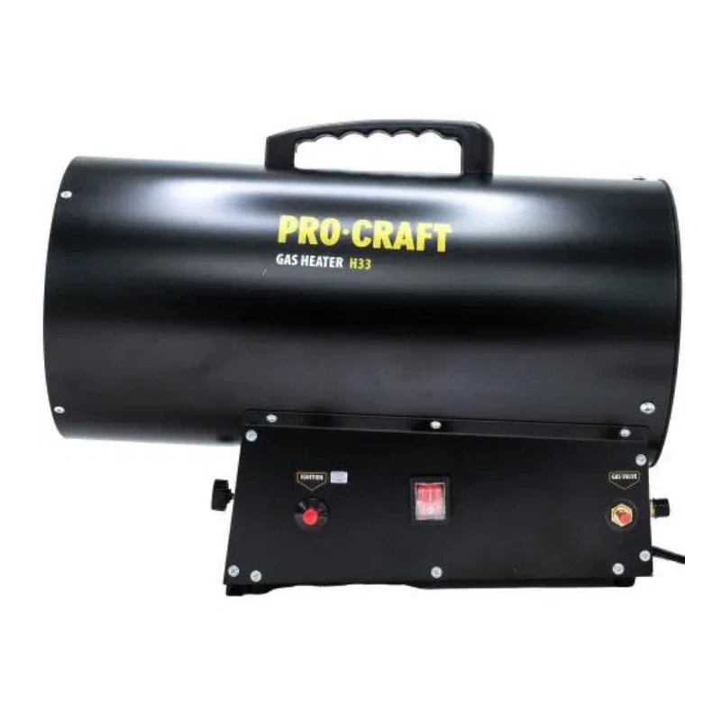 Plynové topidlo s regulací H33 Procraft - 33 kW, hadice, regulátor