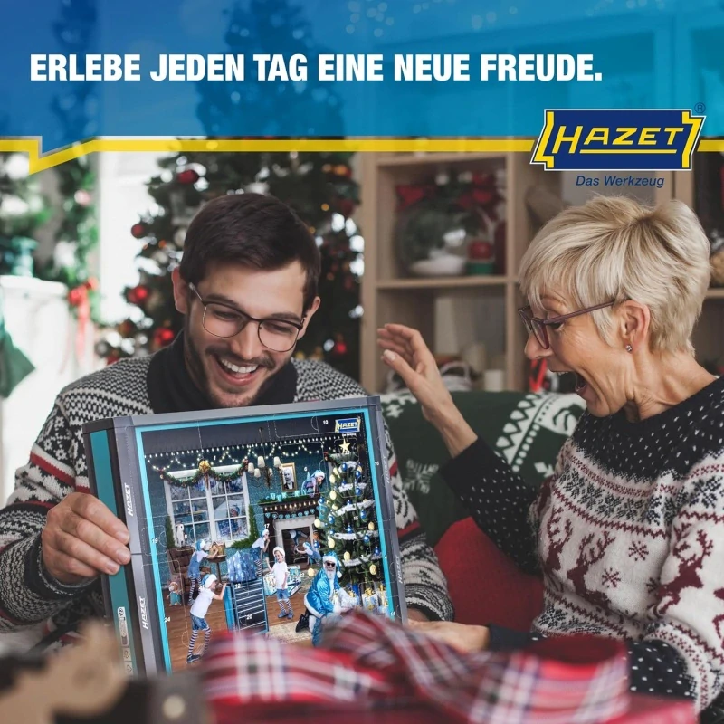 Adventní kalendář SANTA TOOLS 2024 Hazet - 24 dílů