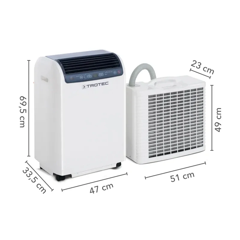 Mobilní splitová klimatizace PAC 4600 Trotec - 4,3 kW (14500 Btu/h)