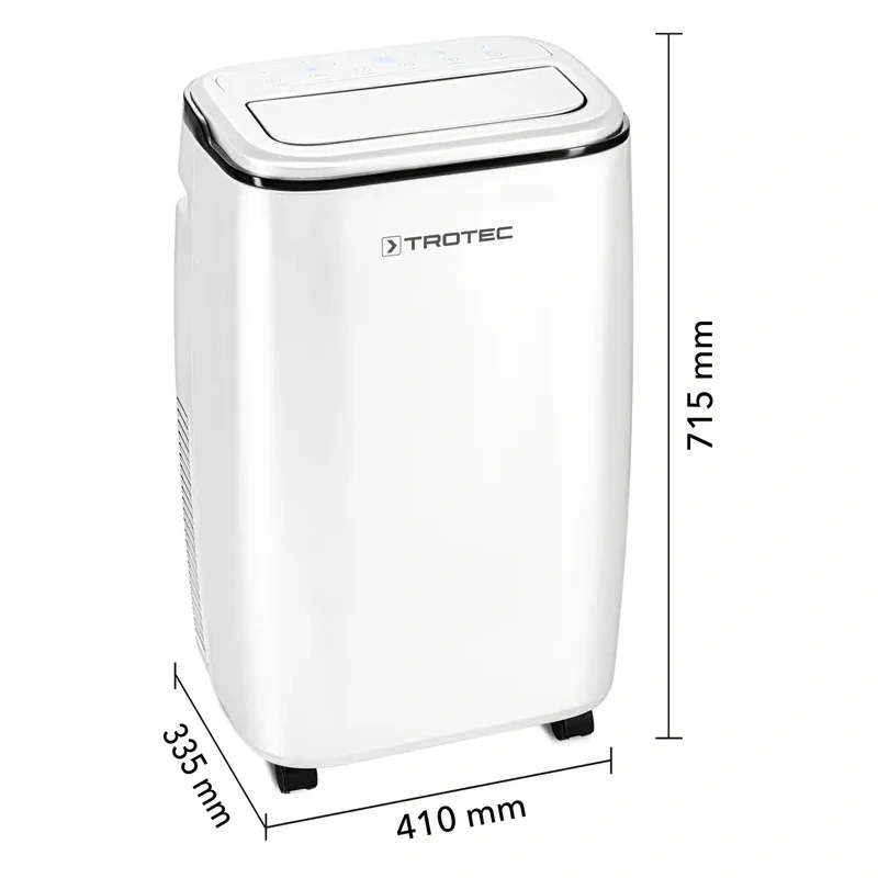 Mobilní klimatizace PAC 3800 S Trotec - 3,8 kW (13000 Btu/h) - zdarma těsnění do oken Airlock 100 Trotec