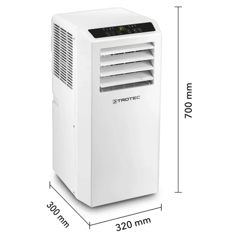 Mobilní klimatizace PAC 2610 S Trotec - 2,6 kW (9000 Btu/h) - zdarma těsnění do oken Airlock 100 Trotec