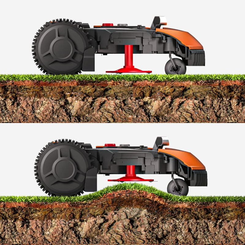WORX Landroid PLUS WR167E – robotická sekačka do 700 m², Wi-Fi/Bluetooth, plovoucí žací ústrojí