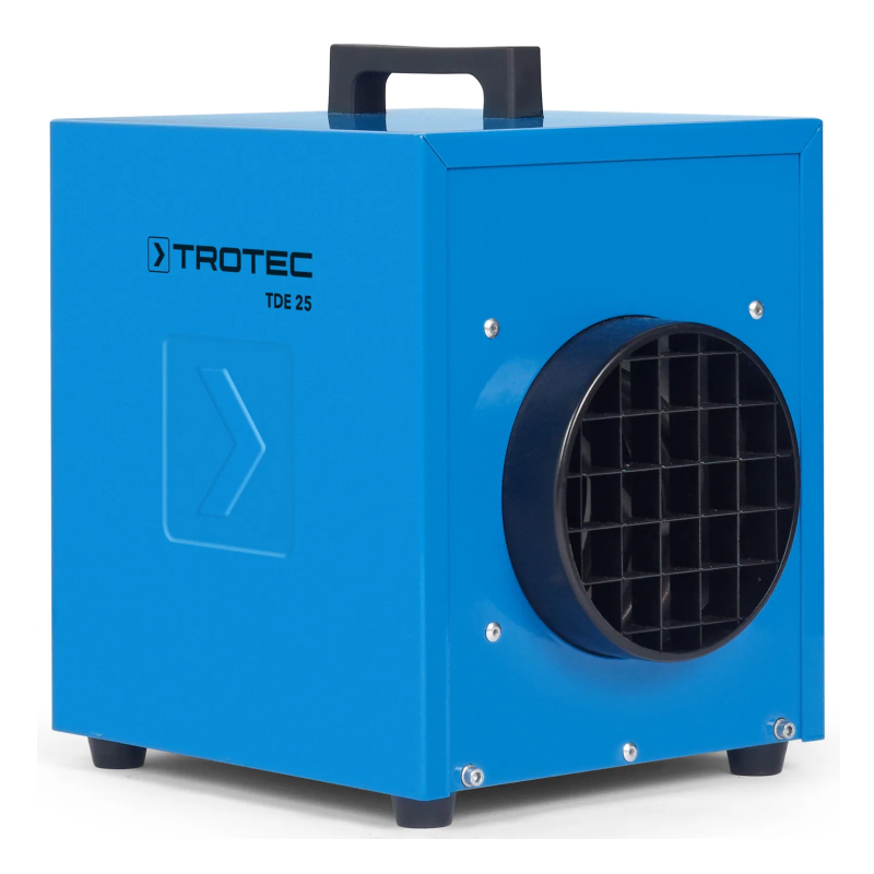 Profesionální elektrické topidlo TDE 25 V2 Trotec - 3 kW, vč. kabelu, s možností připojení hadice