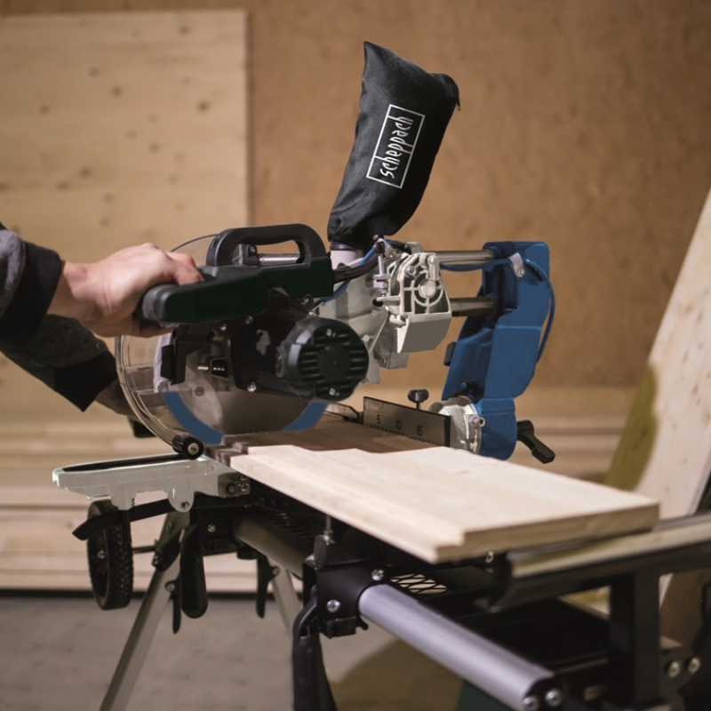 Pokosová pila HM90SL Scheppach - 2,2 kW, Ø 216 mm