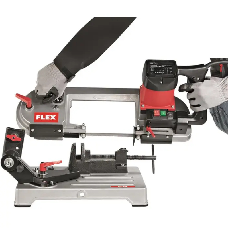 Pásová pila na kov s výkyvným pilovým ramenem SBG 4910 Flex - 850W,