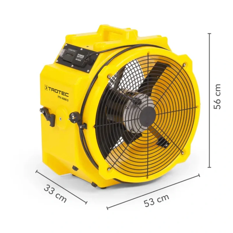Profesionální mobilní axiální ventilátor TTV4500S - 5000 m³/h