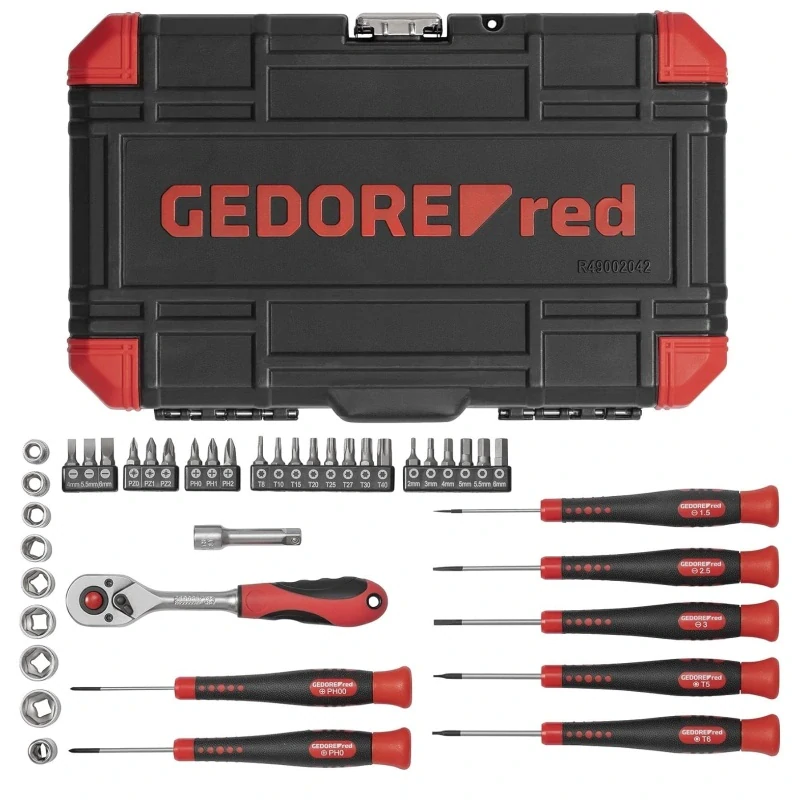 Adventní kalendář 2022 R49002042 GEDORE Red - 42 dílů, Limited Edition