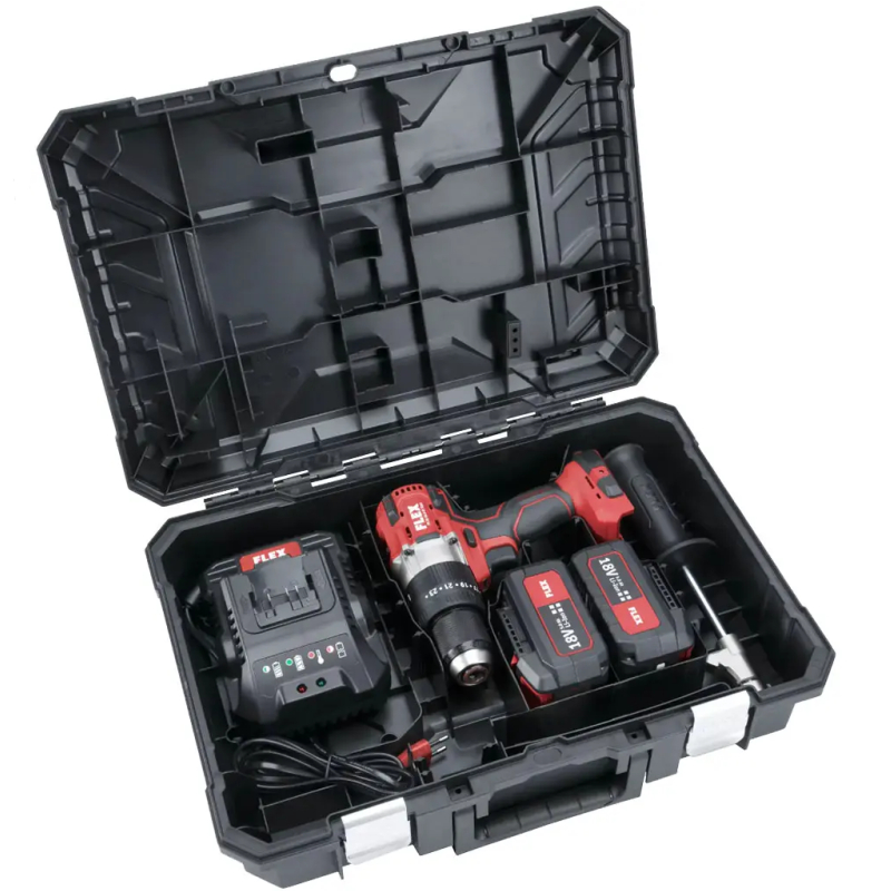 Akumulátorová příklepová vrtačka PD 2G 18.0-EC FS55 FLEX - 18V/ 2x5.0Ah