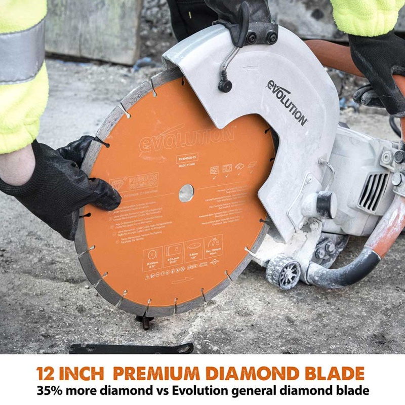 Diamantový kotouč PD300SEG Premium EVOLUTION - 300x22.2x2.9mm