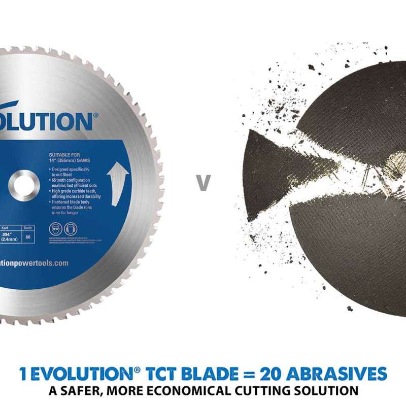 Pilový kotouč na ocel Evolution - 355x25,4x2,4 mm (66z)