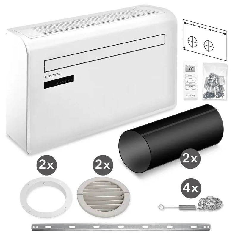 Nástěnná klimatizace PAC-W 2200 S Trotec - 2,2 kW (8000 Btu/h), WiFi