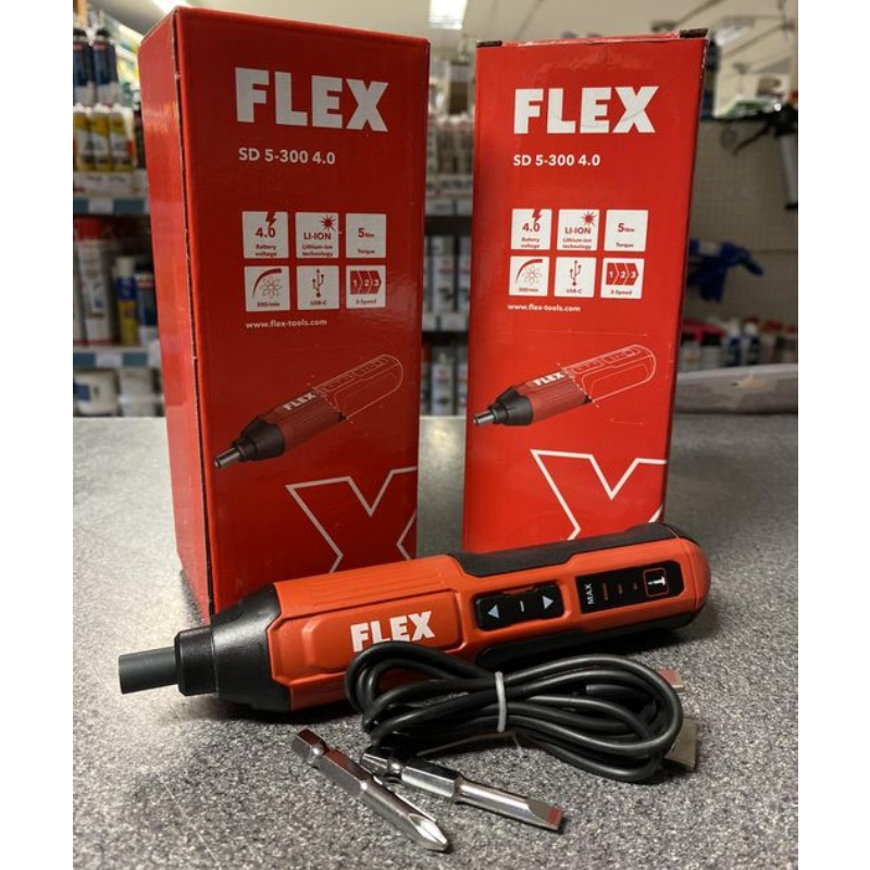 Kapesní akumulátorový šroubovák SD 5-300 4.0 Flex - 4V, 5 Nm, USB