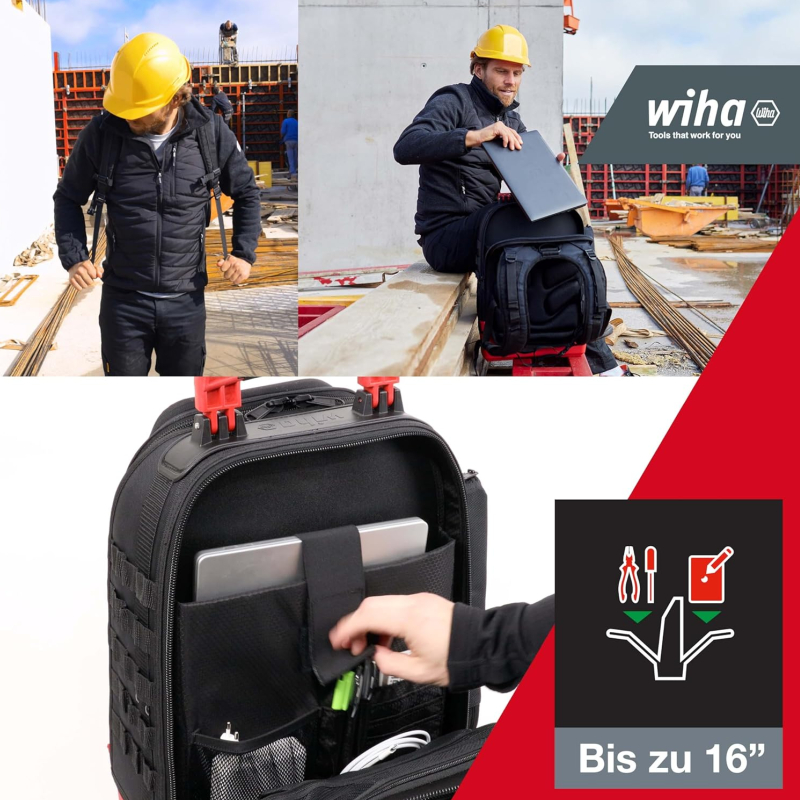 Batoh s nářadím pro elektrikáře 45528 WIHA - 28 dílů
