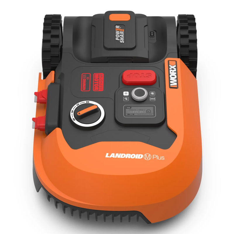 WORX Landroid PLUS WR167E – robotická sekačka do 700 m², Wi-Fi/Bluetooth, plovoucí žací ústrojí