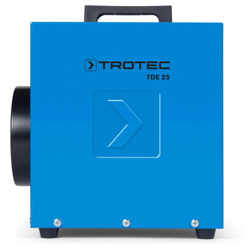Profesionální elektrické topidlo TDE 25 V2 Trotec - 3 kW, vč. kabelu, s možností připojení hadice