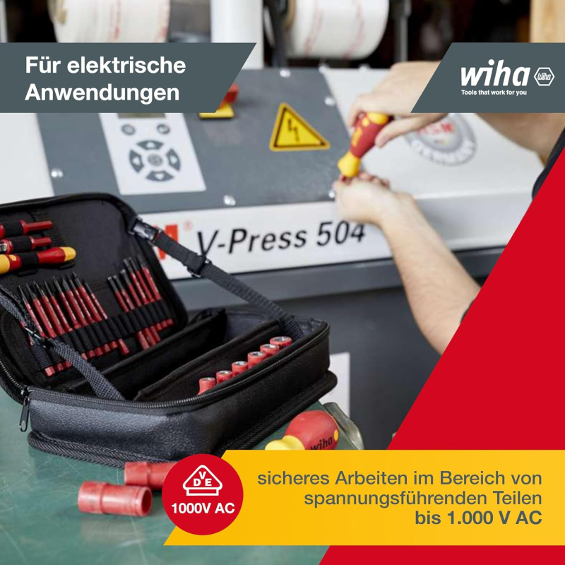 Sada nářadí slimVario® electric 43465 Wiha - 32 dílů