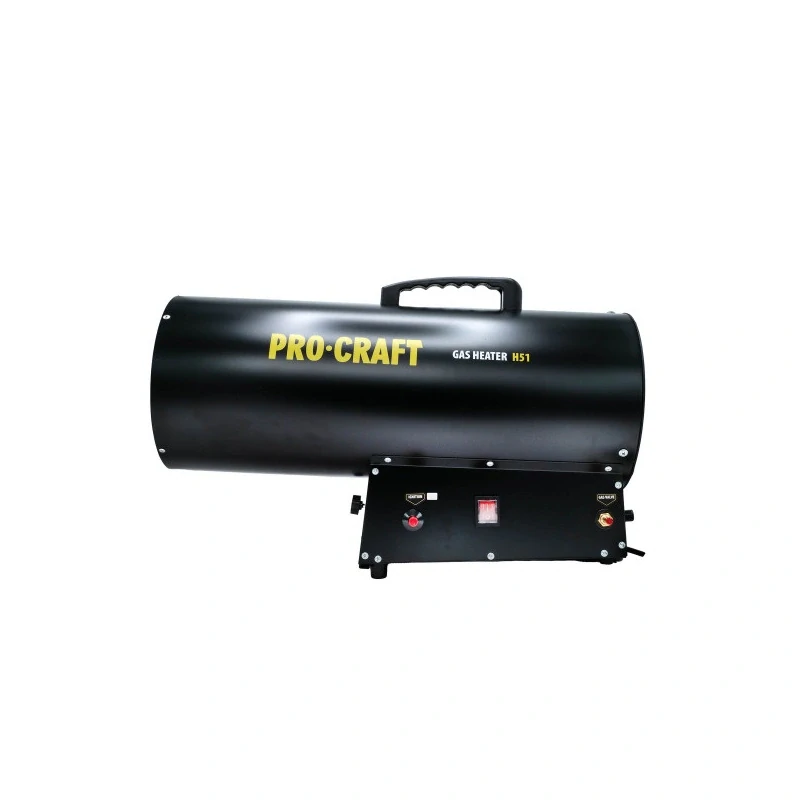Plynové topidlo s regulací H51 Procraft - 51 kW, hadice, regulátor