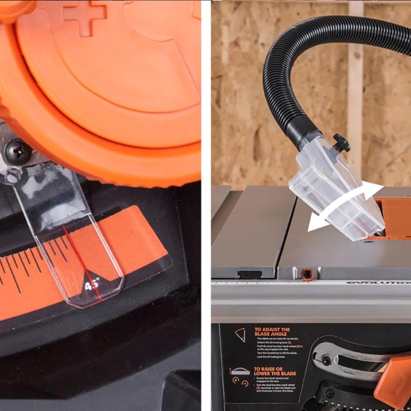 Multifunkční stolní pila RAGE 5-S EVOLUTION - 1,5kW, Ø255mm