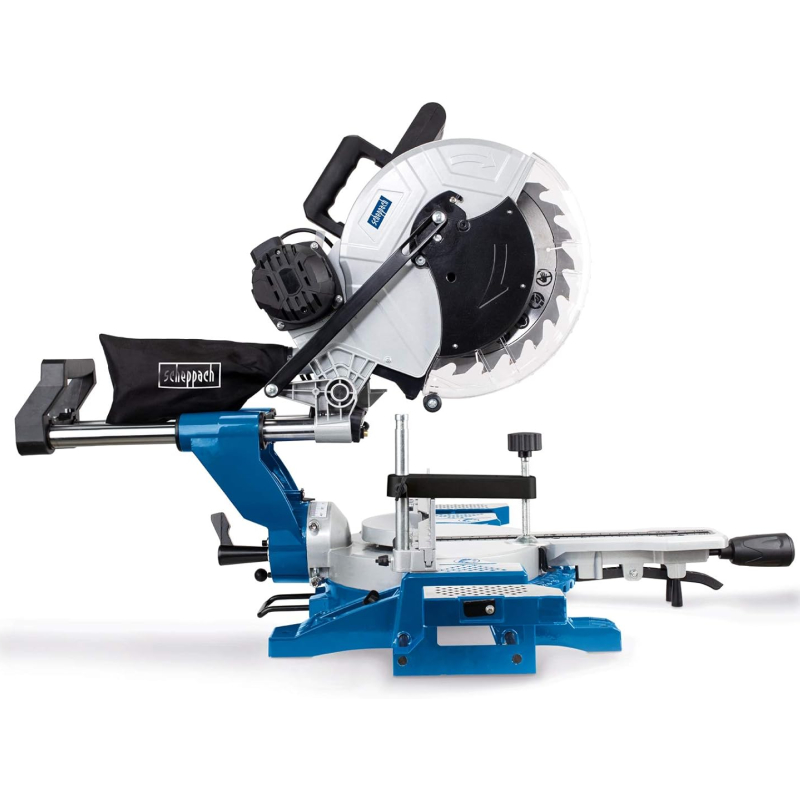 Pokosová pila HM140L Scheppach - 2 kW, Ø 305 mm, oboustranný náklop