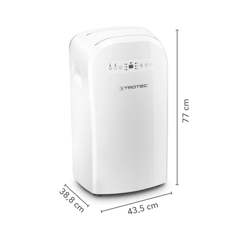 Mobilní klimatizace PAC 3500 Trotec - 3,5 kW (12000 Btu/h) - zdarma těsnění do oken Airlock 100 Trotec