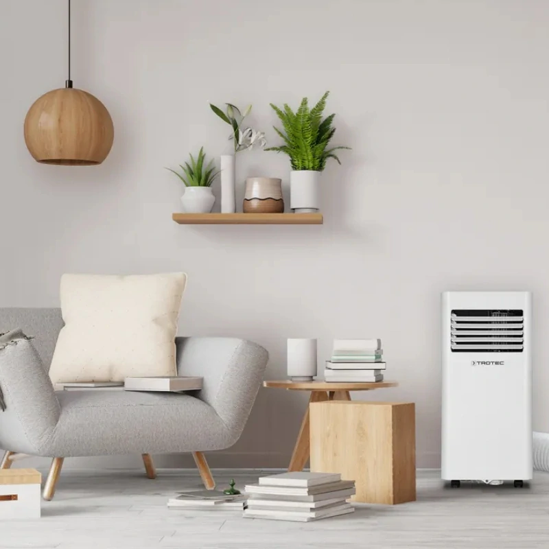 Mobilní klimatizace PAC 2620 E Trotec - 2,6 kW (9000 Btu/h), Wi-Fi - zdarma těsnění do oken Airlock 100 Trotec