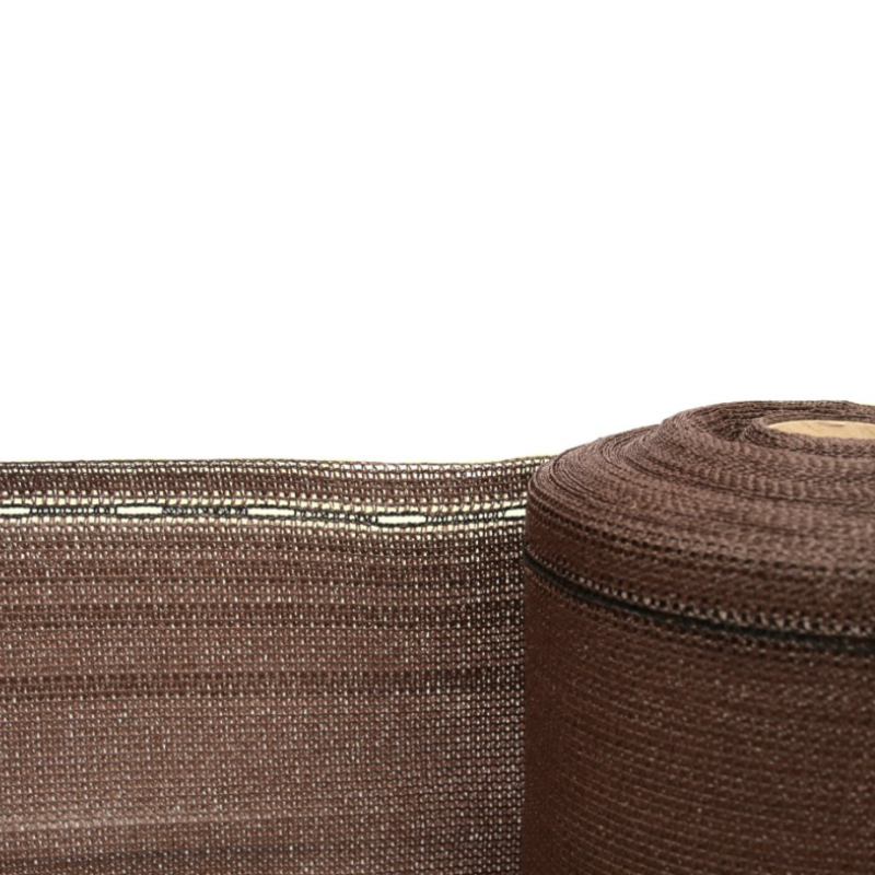 Stínící tkanina na plot 1,8m výška TOMPET Browntex (90%) - metráž