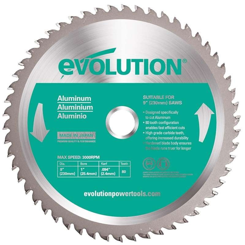Pilový kotouč na hliník EVOLUTION - 255x25,4x2mm (80z)