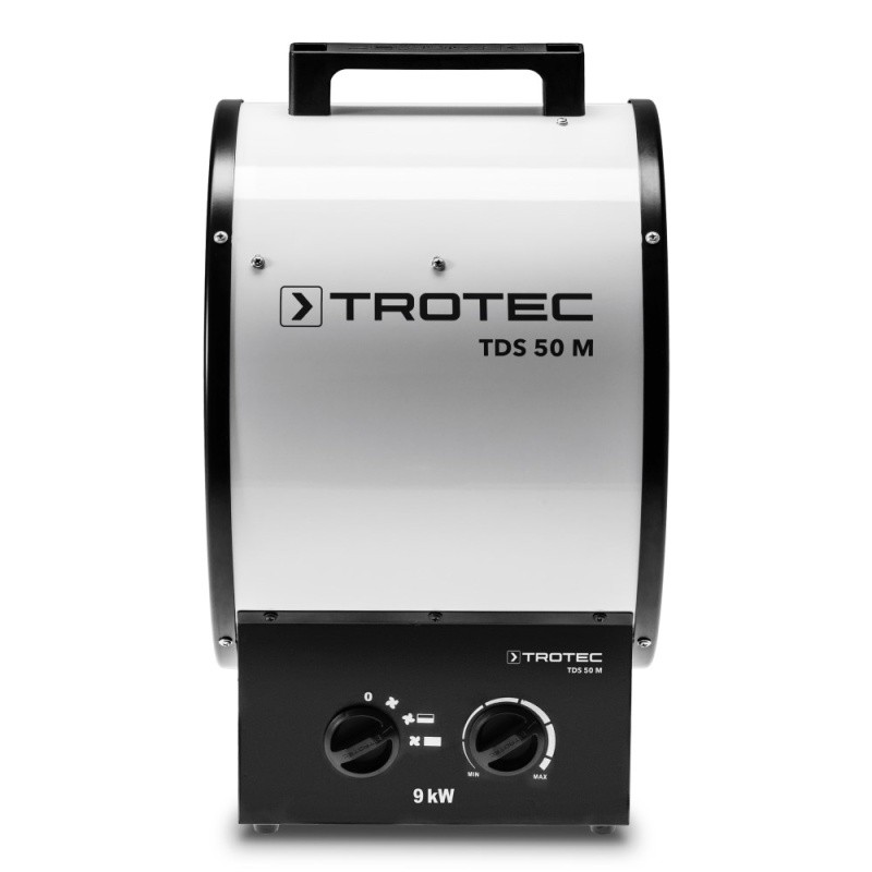 Elektrický přímotop TDS 50 M Trotec - 9 kW, s termostatem vč. kabelu