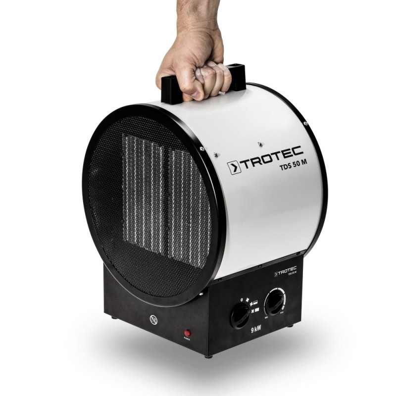 Elektrický přímotop TDS 50 M Trotec - 9 kW, s termostatem vč. kabelu