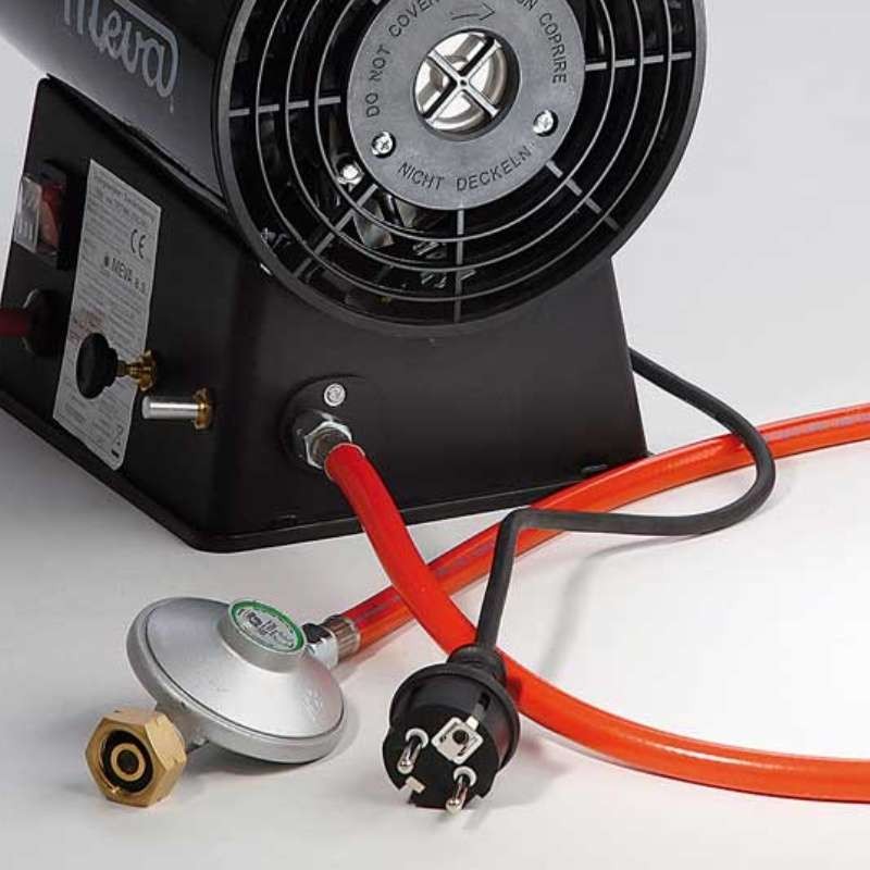 Teplogenerátor TP17001 MEVA® - s regulátorem a hadicí, 5-10 kW