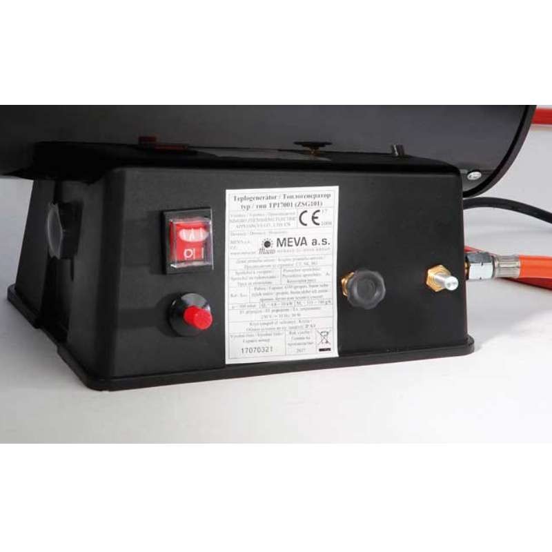 Teplogenerátor TP17002 MEVA® - s regulátorem a hadicí, 9-30 kW