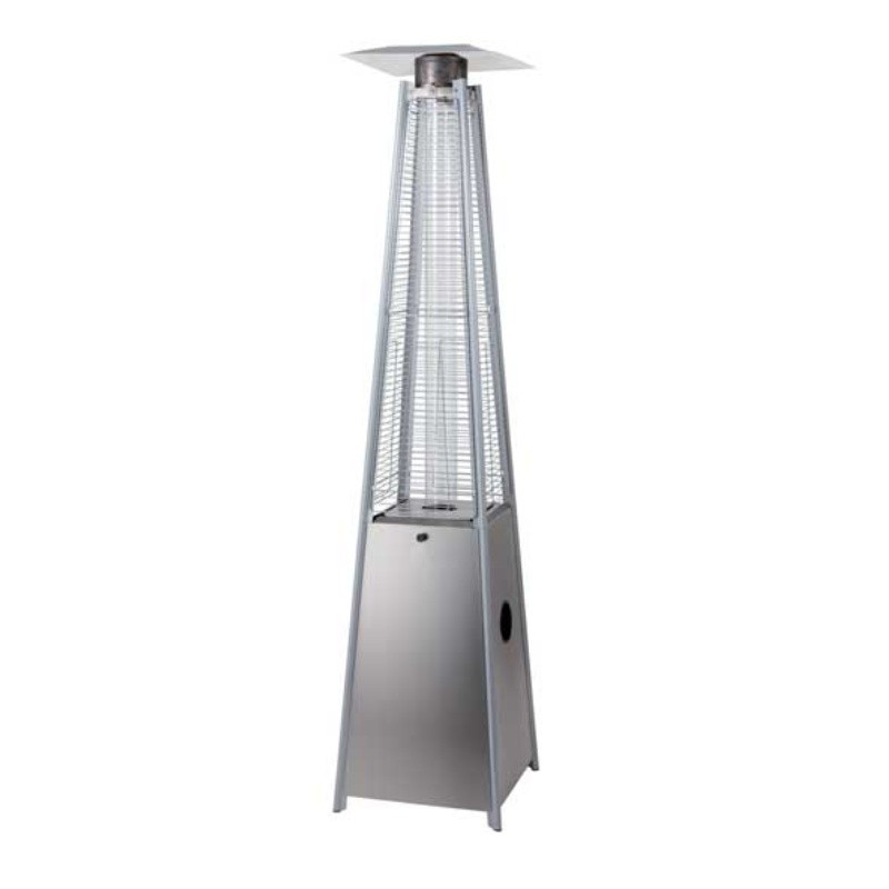Zahradní plynové topidlo Pyramida MEVA - 13 kW, nerez, TZ02003