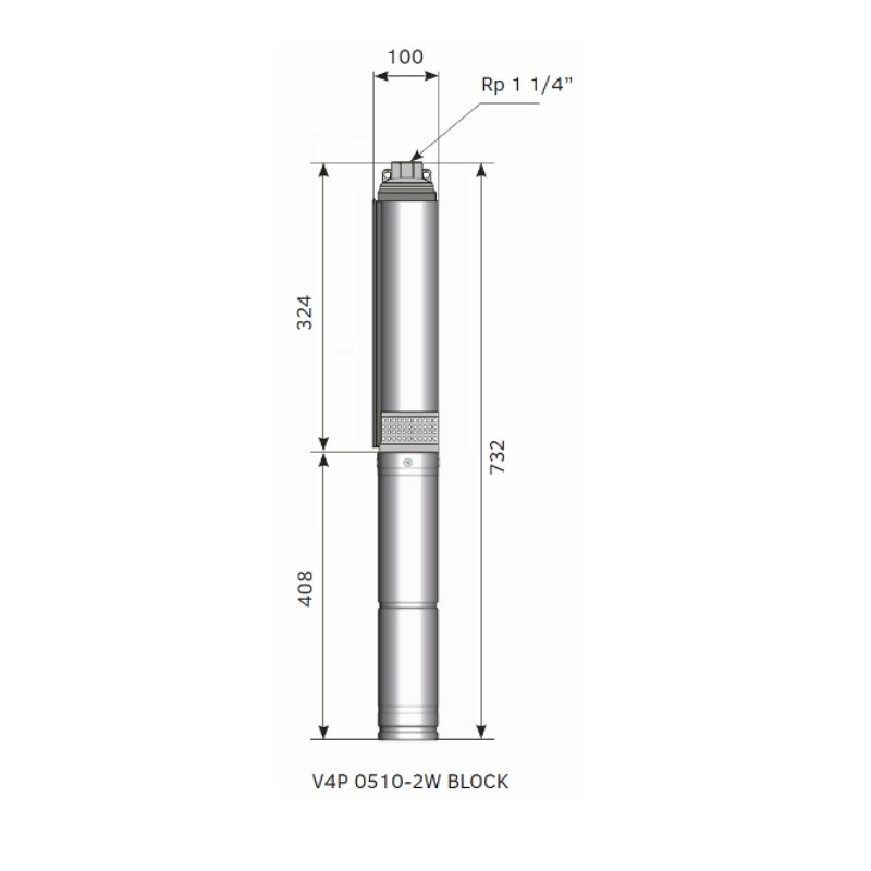 EVAK V4P 0510-2W BLOCK, 20M KABELU - LIMITOVANÁ EDICE