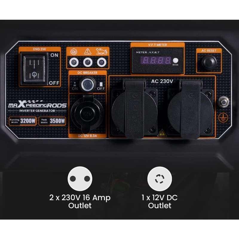 Invertorová elektrocentrála MXR4500i maXpeedingrods - 3,5 kW, 2x230V