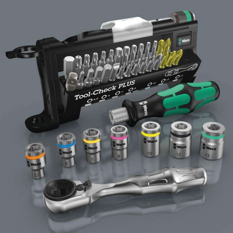 Sada bitů + ráčna + držák 056490 WERA Tool-Check PLUS - 39 dílů