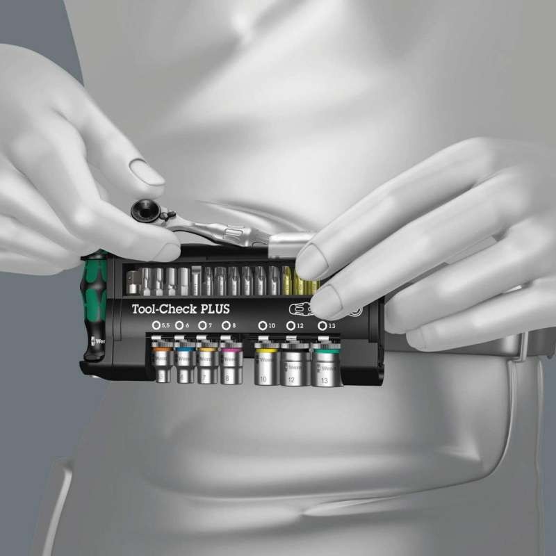 Sada bitů + ráčna + držák 056490 WERA Tool-Check PLUS - 39 dílů