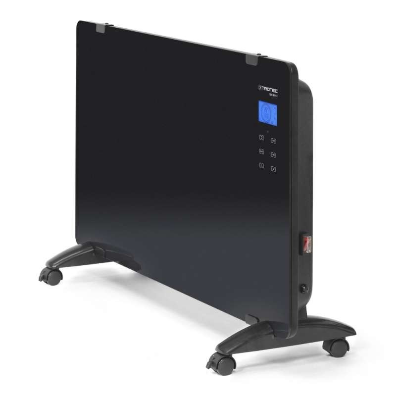 Designový skleněný konvektor TCH 2011 E Trotec - 2000W, černý