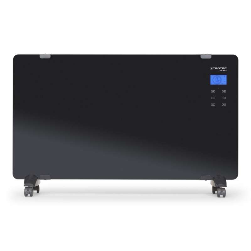 Designový skleněný konvektor TCH 2011 E Trotec - 2000W, černý