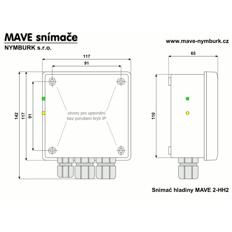 Hladinový spínač 2-HH-2 MAVE