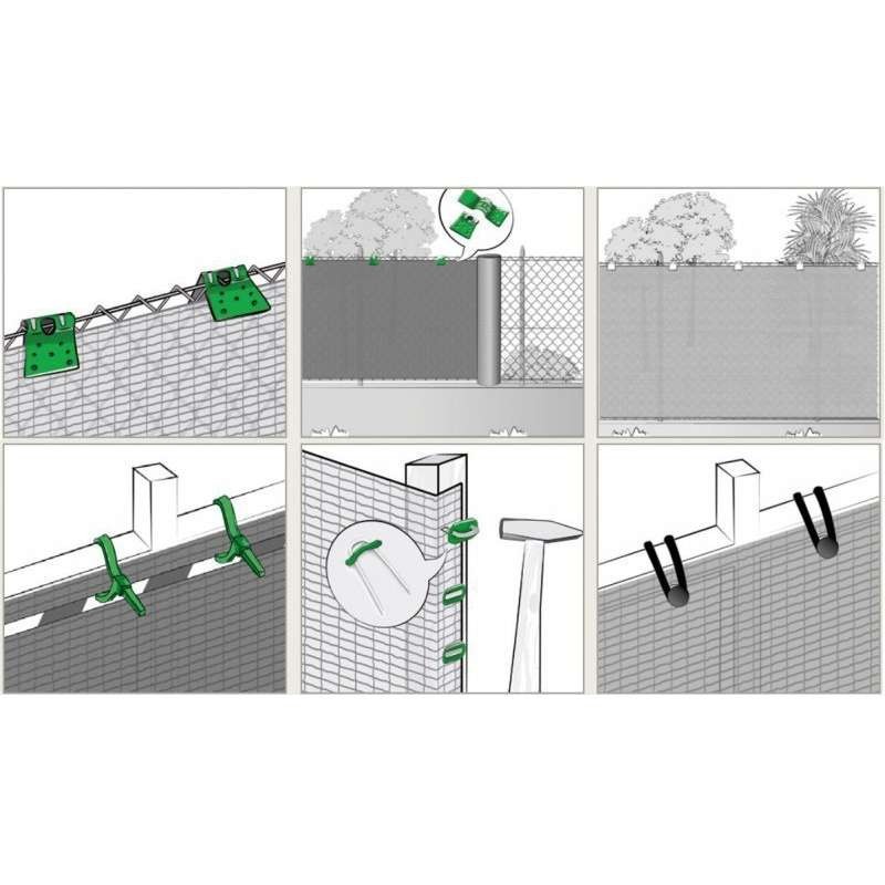 Stínící tkanina na plot POPULAR.NET Strend - 1,8x50m, 150 g/m², 85%