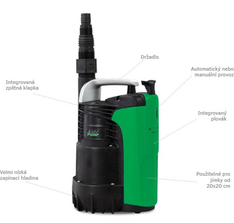 Drenážní čerpadlo s integrovaným plovákem EASY FLOW 300 EASYPUMP - 60172652