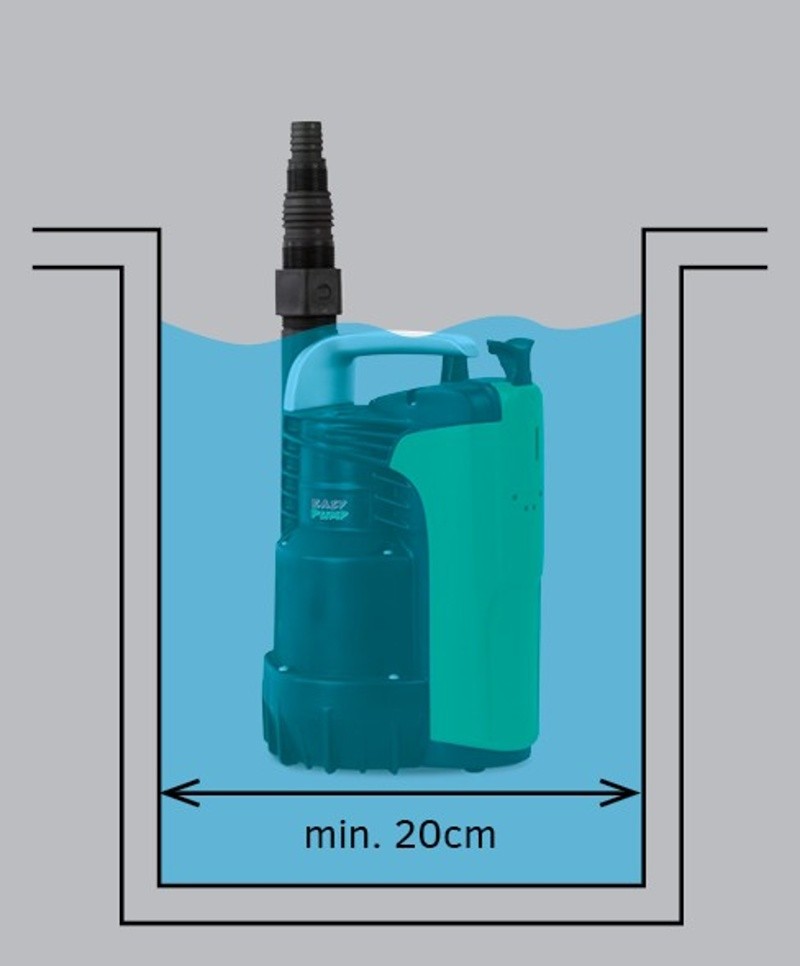 Drenážní čerpadlo s integrovaným plovákem EASY FLOW 300 EASYPUMP - 60172652