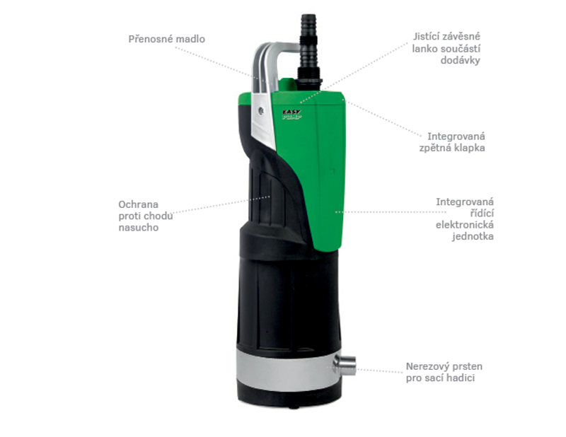 Ponorná domácí vodárna E-DEEP 1200 X-RING EASYPUMP